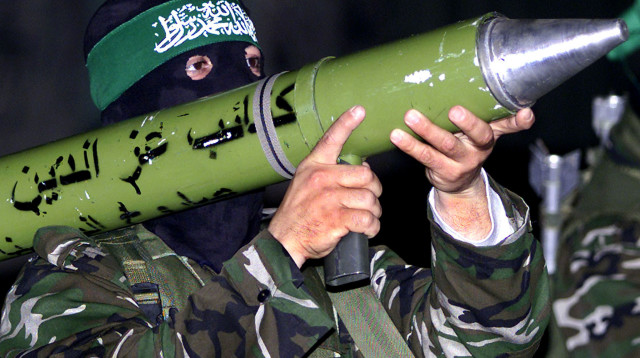 מחבלי חמאס (צילום:  REUTERS/Suhaib Salem REUTERS SJS)