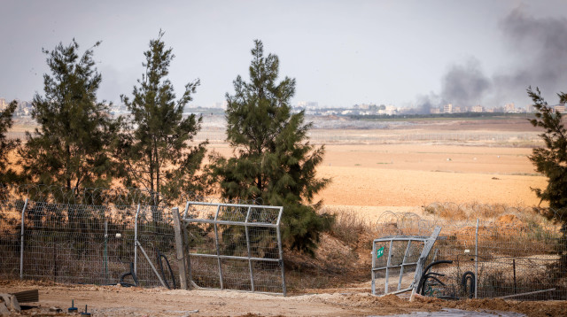 ההרס בכפר עזה לאחר מתקפת החמאס (צילום: Chaim Goldberg/Flash90)