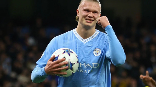 ארלינג הולאנד, חלוץ מנצ'סטר סיטי (צילום: רויטרס)