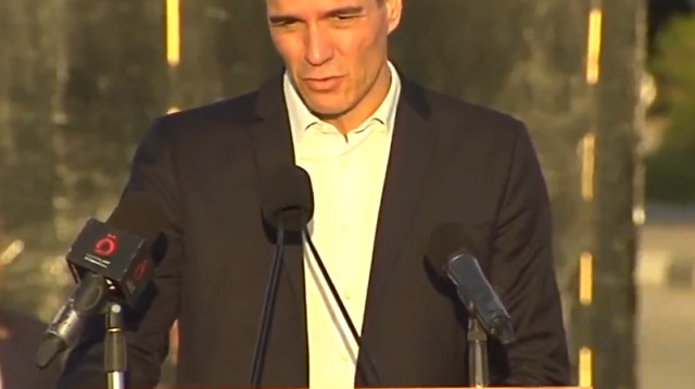 ראש ממשלת ספרד פדרו סנצ'ס (צילום: צילום מסך טוויטר)