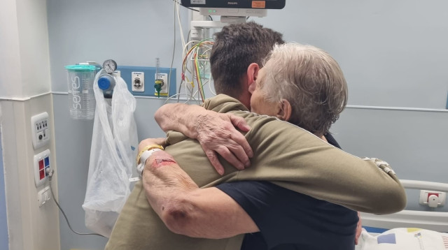 יפה אדר ששוחררה משבי החמאס (צילום: רשתות חברתיות, שימוש לפי סעיף 27 א')