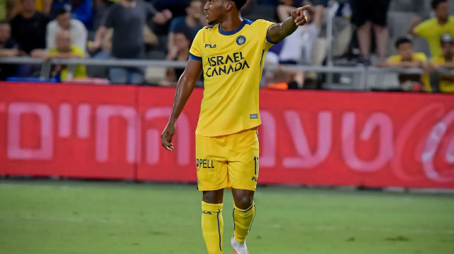 שחקן מכבי תל אביב מילסון (צילום: אריאל שלום)