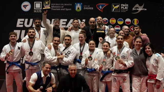 נבחרת ישראל בג'יו ג'יטסו (צילום: חואן לופז)