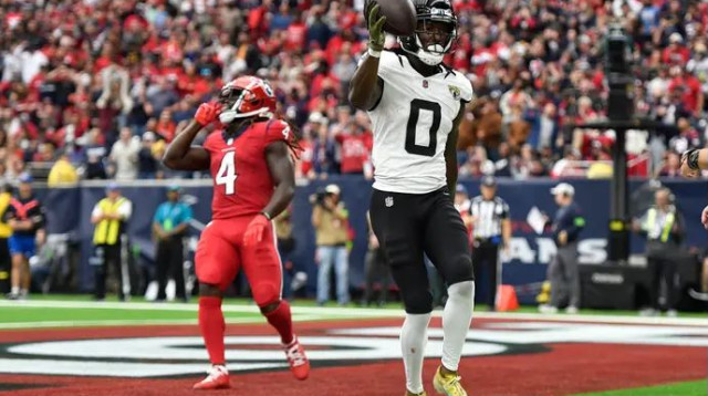 קלווין רידלי והג'אגוארס מריחים את הפלייאוף (צילום: GettyImages, Logan Riely)