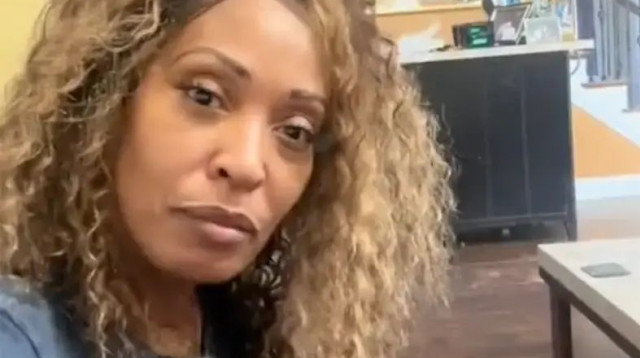 אשתו של שחקן העבר ג'ו סמית (צילום: צילום מסך, מתוך הרשתות החברתיות)