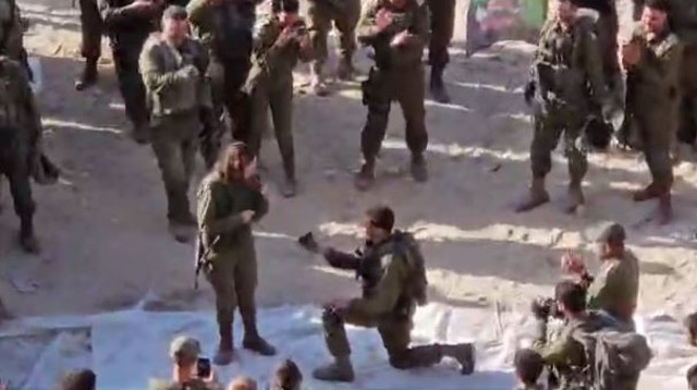 הצעת נישואין בעזה (צילום: פרטי)