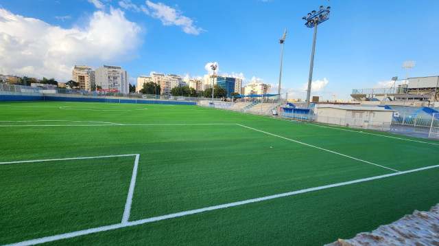 מגרש כדורגל באשקלון (צילום: דוברות עיריית אשקלון)