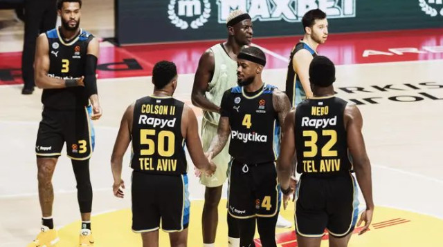 בינתיים הם צולחים את הקשיים. שחקני מכבי תל אביב (צילום: אתר רשמי, Djordje Kostic and Dragan Tesic)