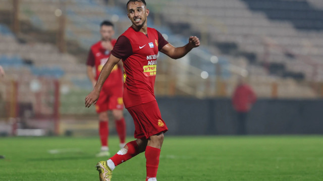 שחקן מ.ס. אשדוד, רביד אברג'יל (צילום: לירון מולדובן)