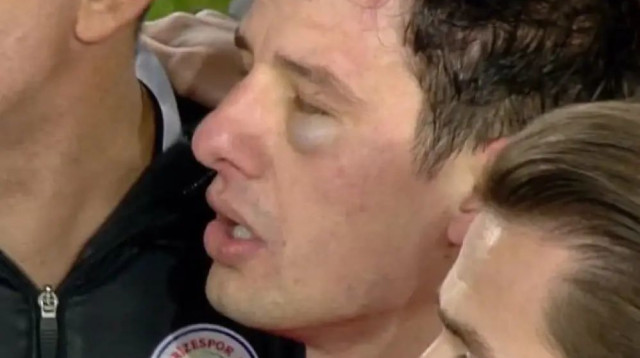 השופט הטורקי חליל אומוט מלר (צילום: צילום מסך, טוויטר)