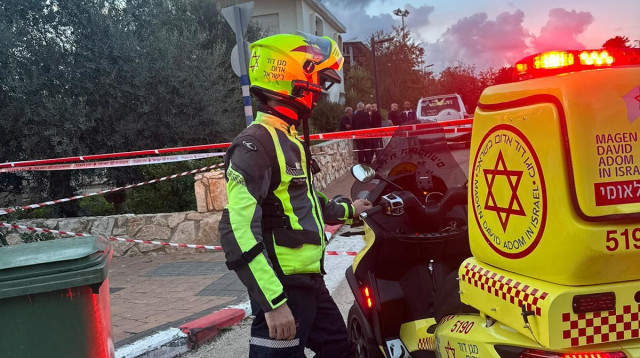 אירוע אלימות ברמת ישי (צילום: תיעוד מבצעי מד"א)