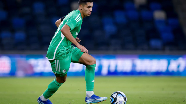 ענאן חלאילי שחקן מכבי חיפה (צילום: מאור אלקסלסי)