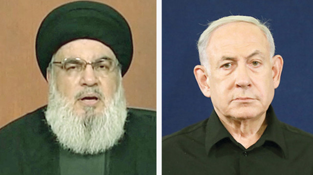 בנימין נתניהו, חסן נסראללה (צילום: דנה קופל, פול (פלאש 90),רויטרס)