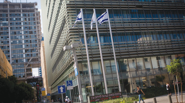 מתחם הבורסה בת"א (צילום: מרים אלסטר, פלאש 90)