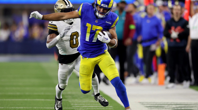 שחקן לוס אנג'לס ראמס פוקה נקואה (צילום: GettyImages, Sean M. Haffey)