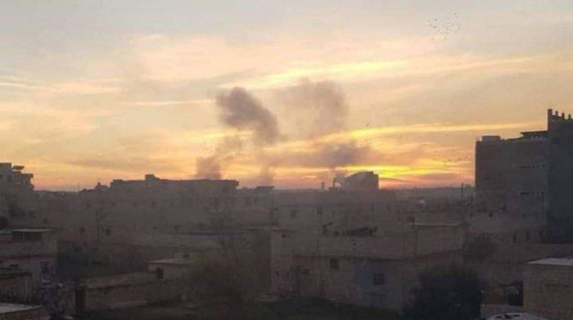 תקיפה בחאלב (צילום: רשתות ערביות, שימוש לפי סעיף 27 א')