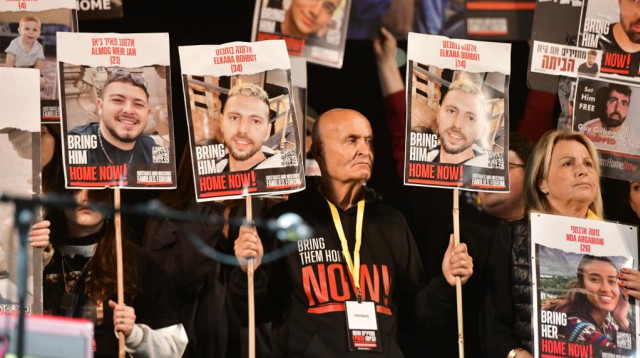 הפגנה להחזרת החטופים (צילום: אבשלום ששוני)