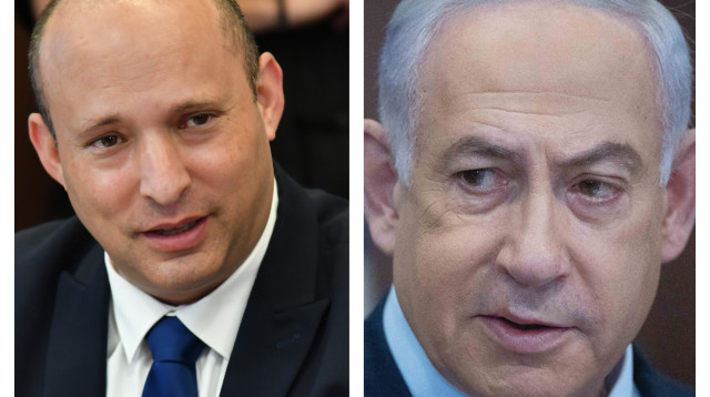 בנימין נתניהו, נפתלי בנט (צילום: מעריב אונליין)