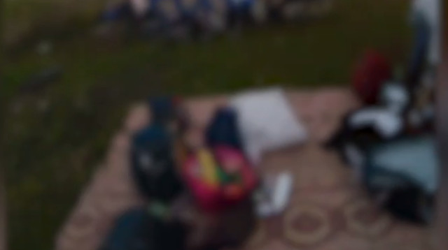 מסיבת הטבע שפוזרה (צילום: דוברות המשטרה)