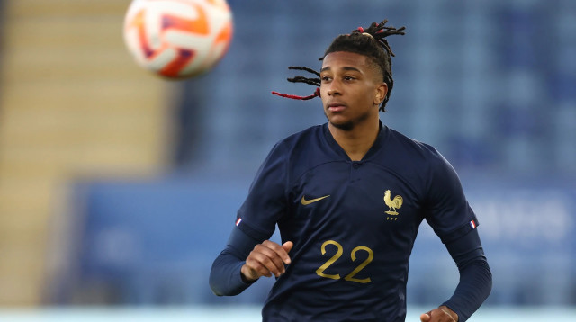 מייקל אוליסה במדי הנבחרת הצעירה של צרפת, 2023 (צילום: GettyImages, James Williamson - AMA)