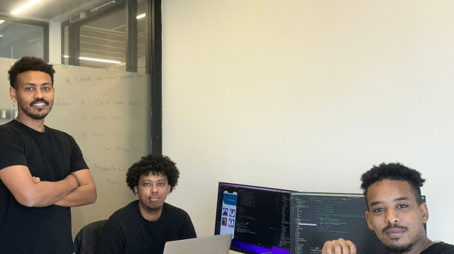 ישראל מנגיסטו, דסטאו מלסה ואושרי-אל צגאי (צילום: באדיבות חברת ״טרדו״)