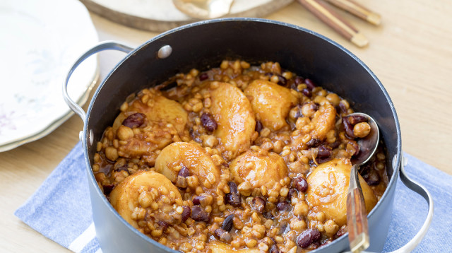 הארוחה החורפית המושלמת. חמין (צילום: שטראוס,באדיבות ״טעם הטבע״)