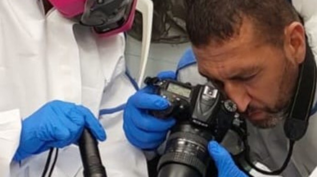 רפ"ק אדי ביטון והמפקחת הדר שליט (צילום: דוברות המשטרה)