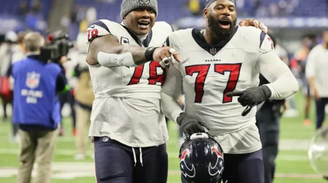 הטקסאנס חוגגים פלייאוף (צילום: GettyImages, Andy Lyons)