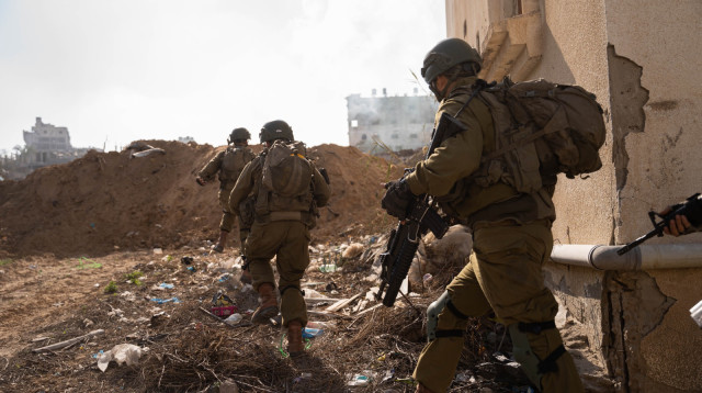 לוחמי חטיבת כפיר במרחב ח'אן יונס (צילום: דובר צה"ל)