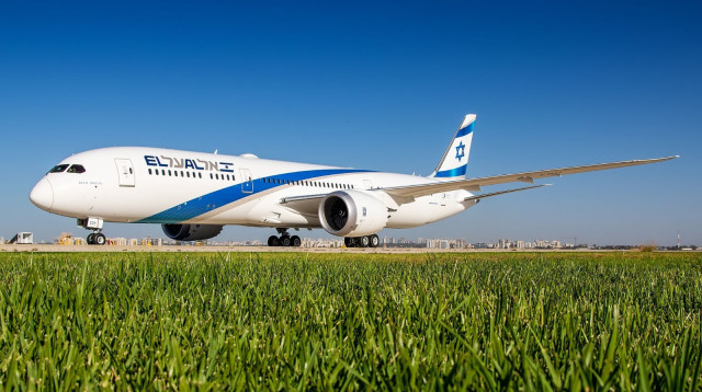 מטוס אל על (צילום: עידו וכטל)