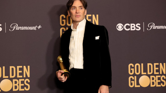 קיליאן מרפי בטקס גלובוס הזהב ב-81 (צילום: REUTERS/Mario Anzuoni)