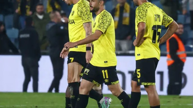 הפנים אומרות הכל. מיכה, אשכנזי ושועה (צילום: דני מרון)