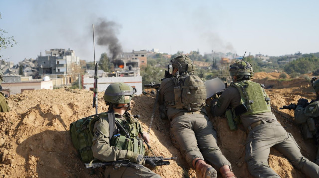 כוחות צה"ל בח'אן יונס (צילום: דובר צה"ל)