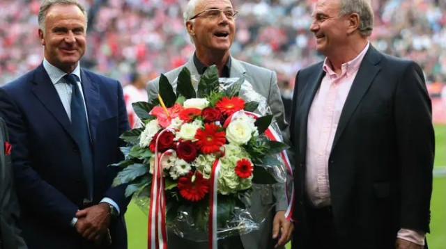 בקנבאואר, רומינגה ואולי הנס (צילום: אימג'בנק  GettyImages, Alexandra Beier/Bongarts)