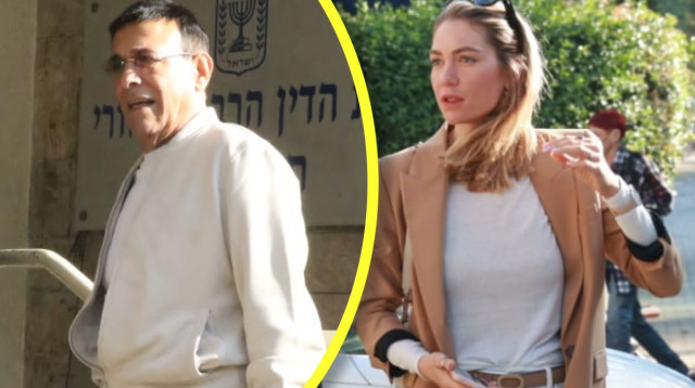 ג'ני צ'רוואני ורוני מאנה בדרכם לרבנות (צילום: עזרא לוי,פול סגל)