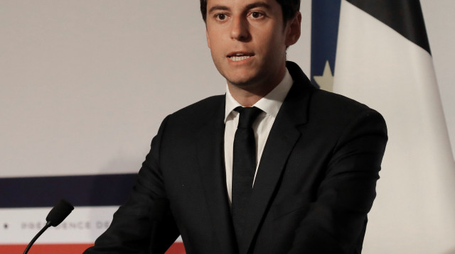 גבריאל אטאל (צילום: Christophe Ena/Pool via REUTERS)