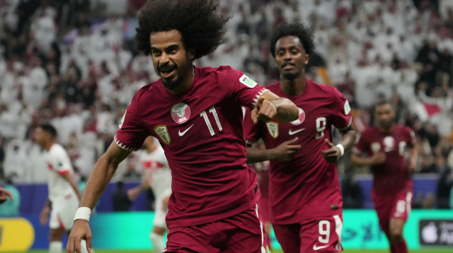 שחקן נבחרת קטאר, אכרם עפיף (צילום: GettyImages, Masashi Hara)