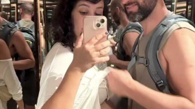 מאי שכטר, משה יחזקאל (צילום: צילום מסך מתוך האינסטגרם)