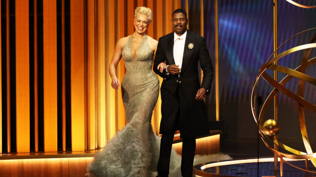 טקס האמי ה-75 בלוס אנג'לס (צילום: רויטרס)