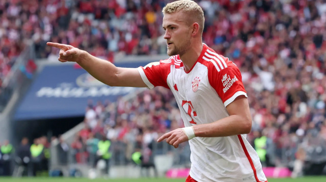 שחקן באיירן מינכן מתייס דה ליכט (צילום: GettyImages, Alexander Hassenstein)