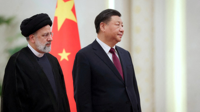 שי ג'ינפינג, איברהים ראיסי (צילום:  Iran's President Website/WANA (West Asia News Agency)/Handout via REUTERS)