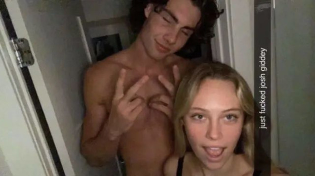 גידי והנערה עימה קיים יחסים כביכול (צילום: תיעוד ברשתות חברתיות לפי סעיף 27 א' לחוק זכויות יו)