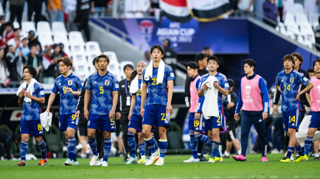 שחקני נבחרת יפן מאוכזבים (צילום: GettyImages, Markus Gilliar - GES Sportfoto)