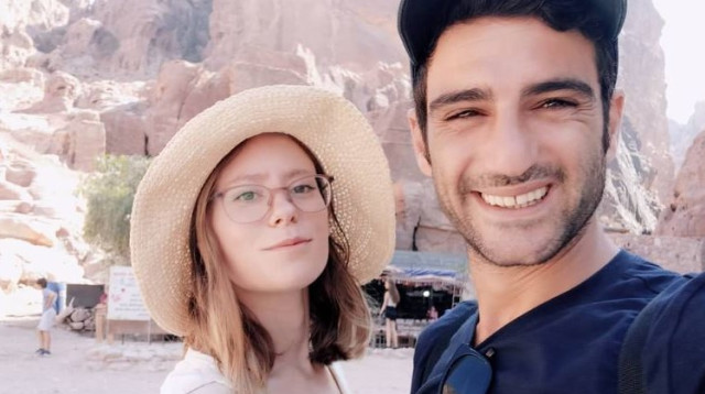 אימרי ביטון ואשתו תמר (צילום: צילום מסך אינסטגרם)