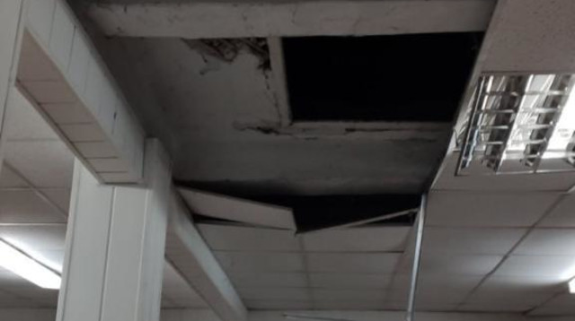 הפגיעה בבית הכנסת (צילום: הפדרציה היהודית באוקראינה)