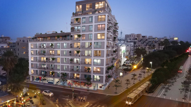 הדמיית פרויקט נוגה 1 של חברת יוסי אברהמי (צילום: 3ddesign)