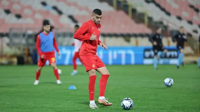 יעבה את חליית ההגנה של קוז'וך. חטאב (צילום: לירון מולדובן)