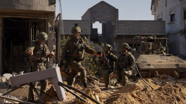 כוחות צה"ל בח'אן יונס  (צילום: דובר צה"ל)