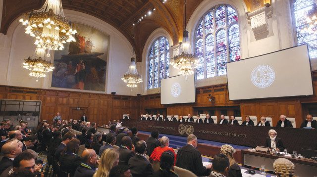 דיון בבית הדין בהאג  (צילום: רויטרס)