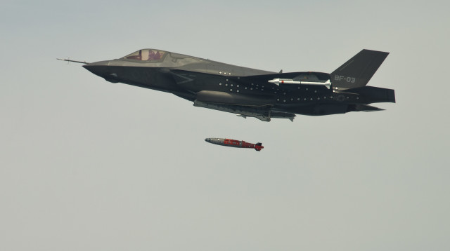 F-35 (צילום: REUTERS/Layne Laughter/Lockheed Martin)
